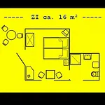 Apartment Doppelzimmer Kleine Möwe