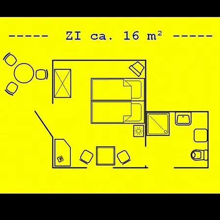 Apartment Doppelzimmer Kleine Moewe