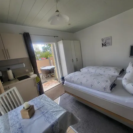 Doppelzimmer Kleine Moewe Mit Terrasse, Parkplatz & Wlan, 300m Bis Zum Apartamento