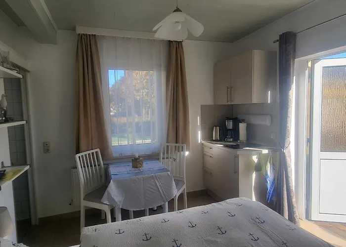 Doppelzimmer Kleine Moewe Mit Terrasse, Parkplatz & Wlan, 300m Bis Zum
